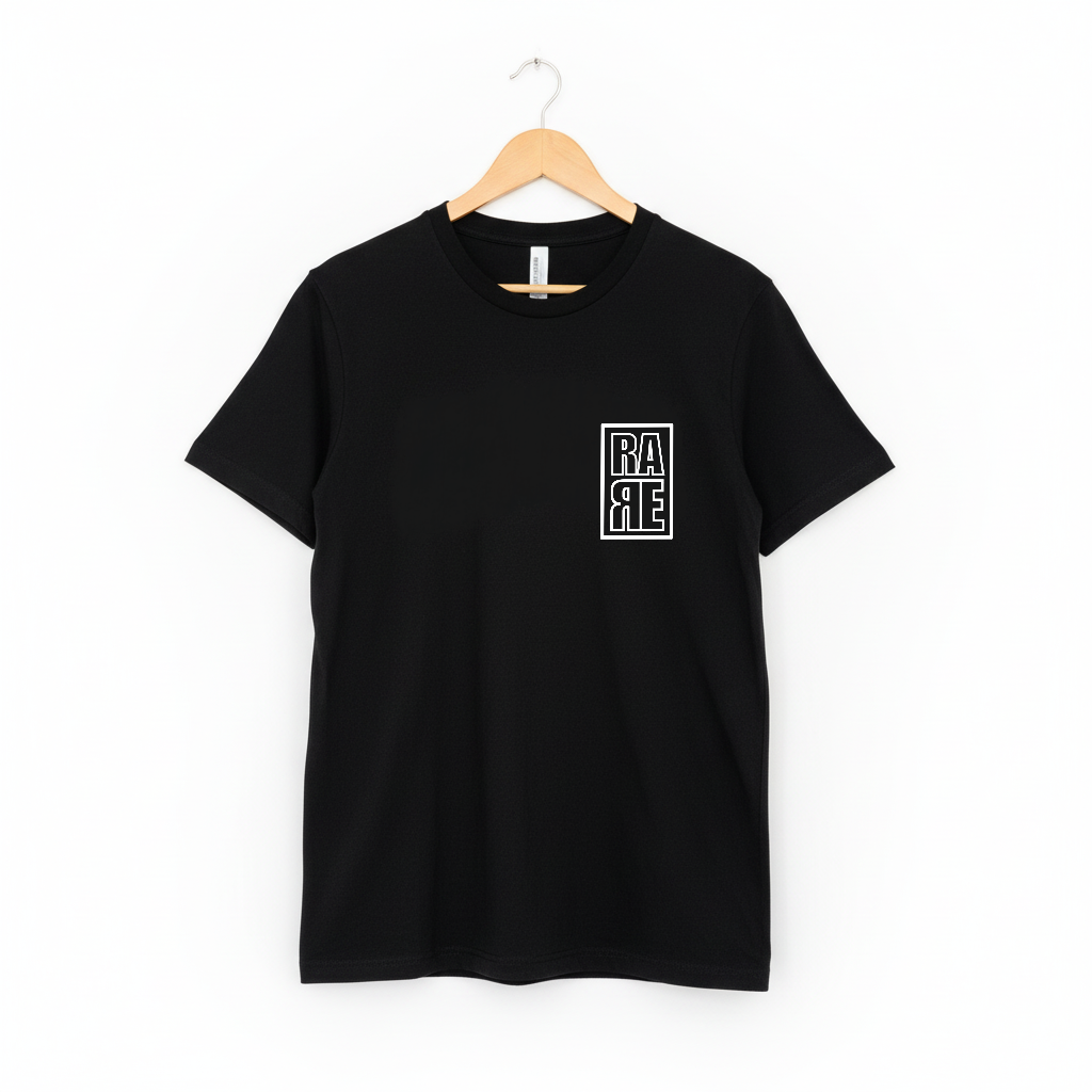 RARE box graphic pocket tee